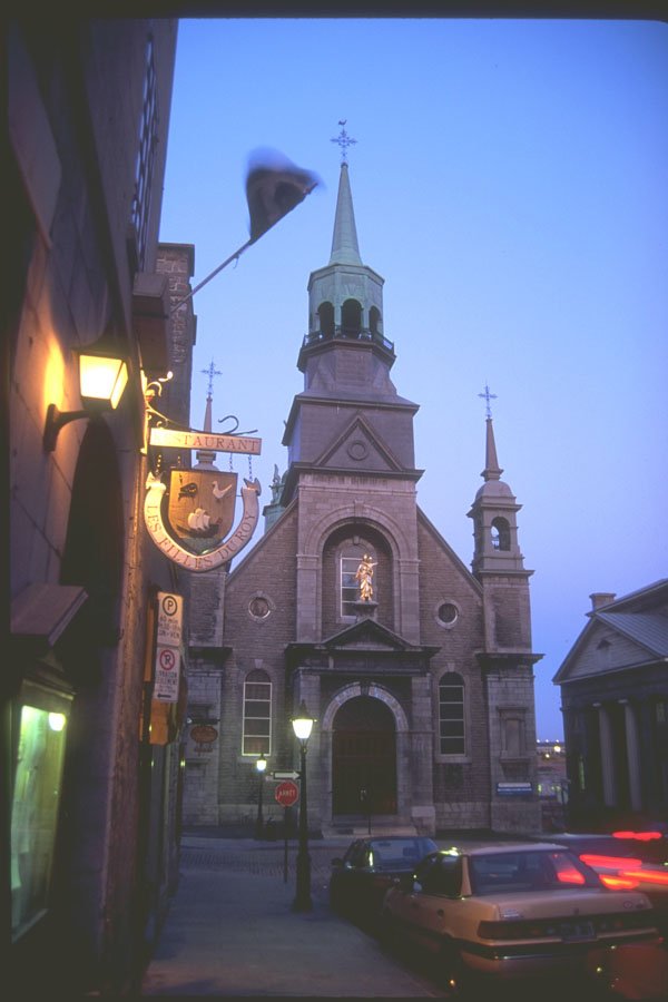 230065 Montreal Mariner's Church, Quebec A4 Photo Print