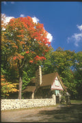 230079 Gatehouse To Provincial Park, Mount Bruno, Quebec A4 Photo Print