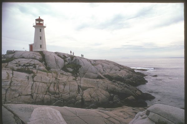 230083 Lighthouse At Peggy's Cove, Nova Scotia A4 Photo Print