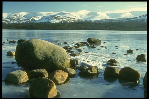 231011 Scenic View Of Lake And Mountains A4 Photo Print