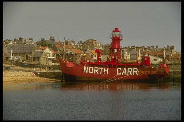 231084 Lightship, North Carr, Anstruther A4 Photo Print