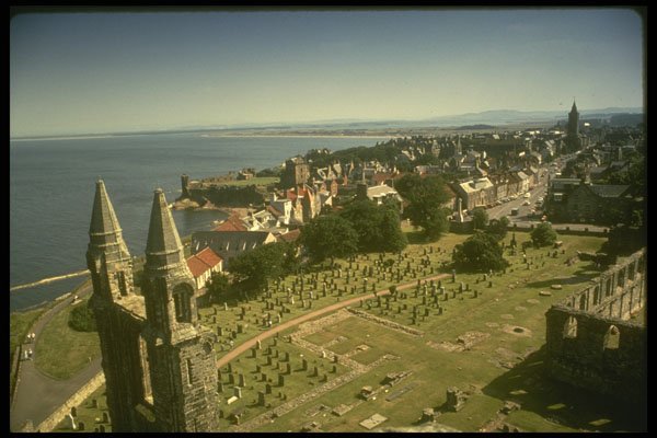231086 St. Andrews (from St. Rule's Tower) A4 Photo Print