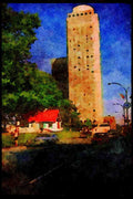 232000 Chateau Champlain A4 Limited Edition Watercolour Print