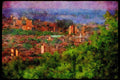 232002 Montreal And St. Lawrence River A4 Limited Edition Watercolour Print
