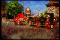 232007 Caleche, Place Jacques Cartier, Montreal A4 Limited Edition Watercolour Print