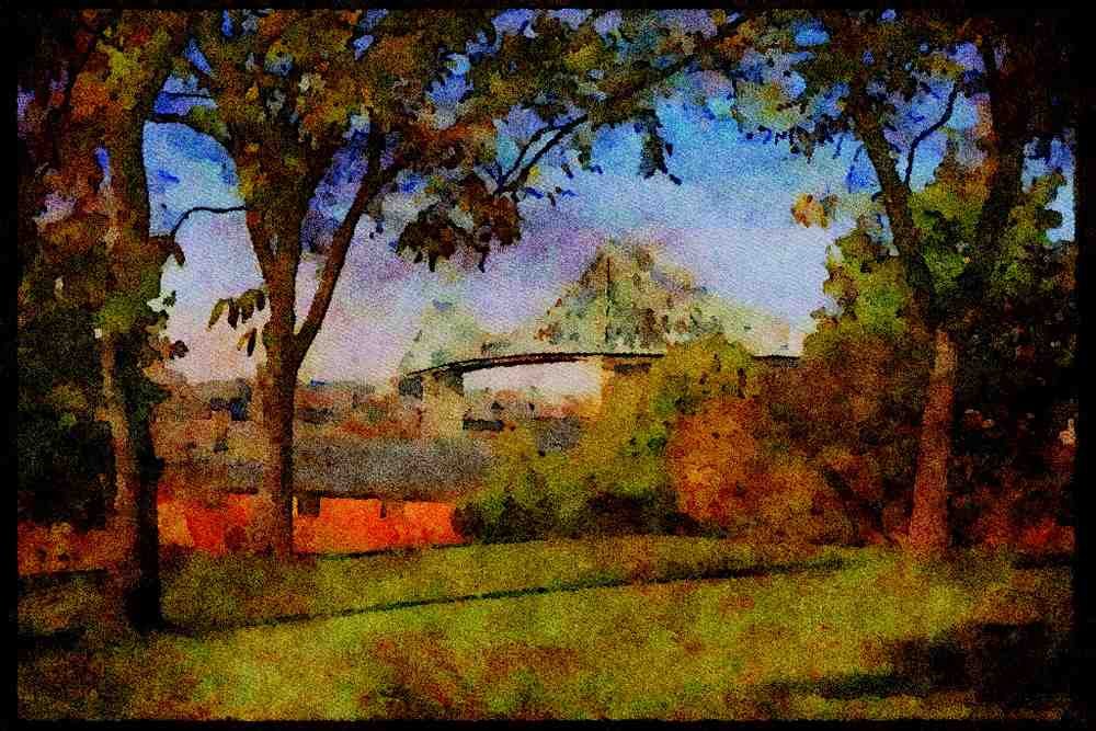 232010 Pont Jacques Cartier A4 Limited Edition Watercolour Print