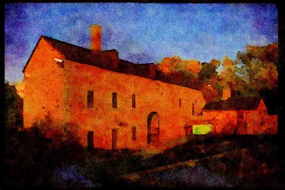 232011 Old Fort, Montreal A4 Limited Edition Watercolour Print