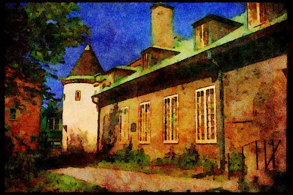 232012 Chateau Ramezay, Montreal A4 Limited Edition Watercolour Print