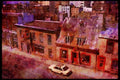 232016 Houses, Cote D'Abraham, Quebec City A4 Limited Edition Watercolour Print