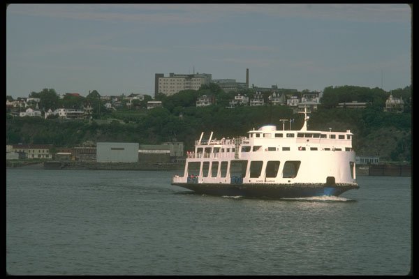 232017 Passenger And Car Ferry, Quebec City A4 Photo Print