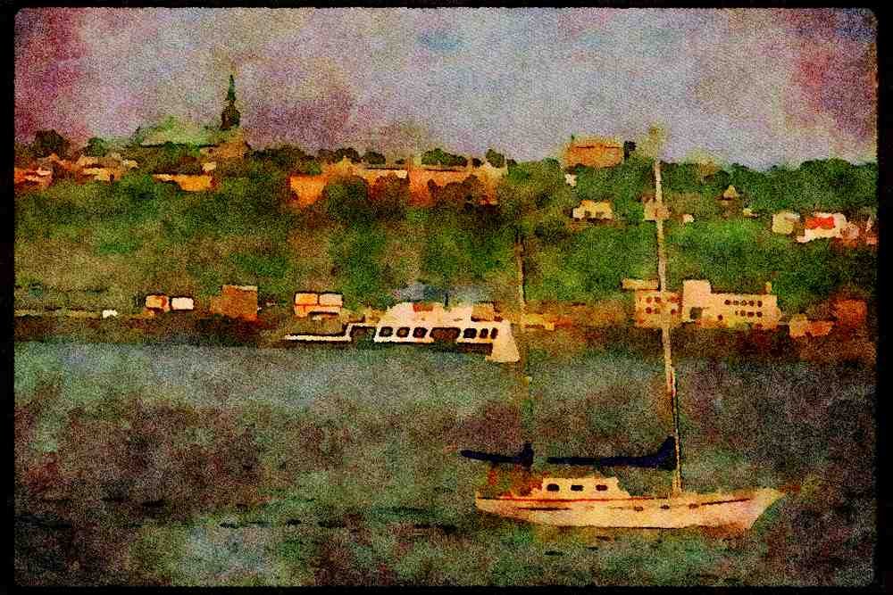 232018 Levis, From Quebec City A4 Limited Edition Watercolour Print