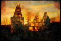 232020 Ice Castle, Quebec City A4 Limited Edition Watercolour Print