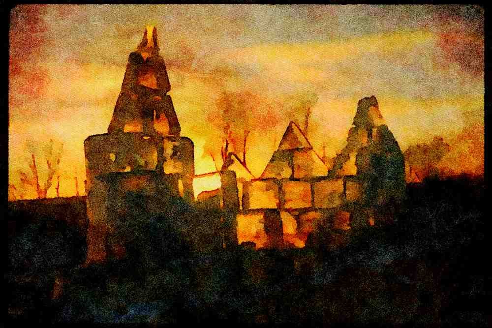 232020 Ice Castle, Quebec City A4 Limited Edition Watercolour Print