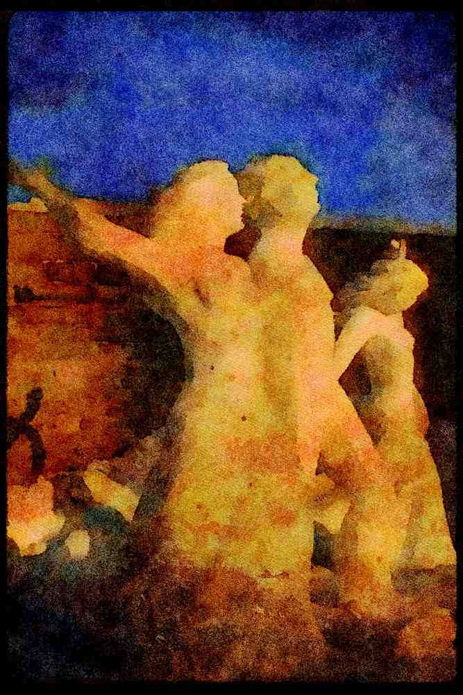 232021 Ice Sculptures, Quebec City A4 Limited Edition Watercolour Print