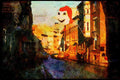 232022 Street Scene, Quebec City A4 Limited Edition Watercolour Print
