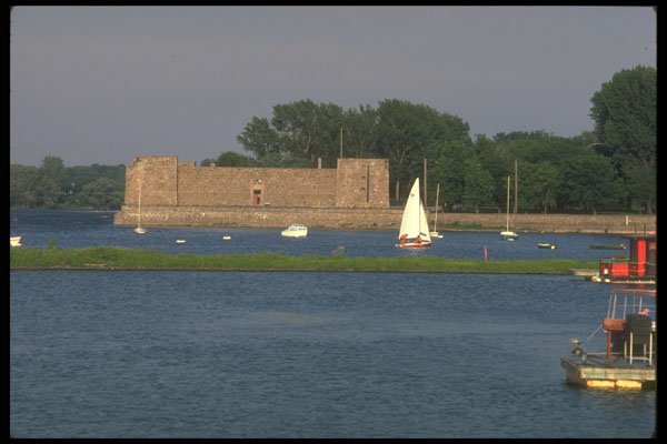 232034 Chambly Fort, Richelieu River A4 Photo Print