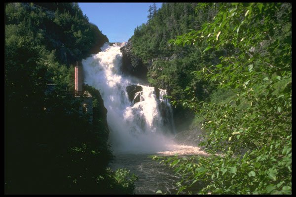 232037 Waterfall, Val Jalbert A4 Photo Print