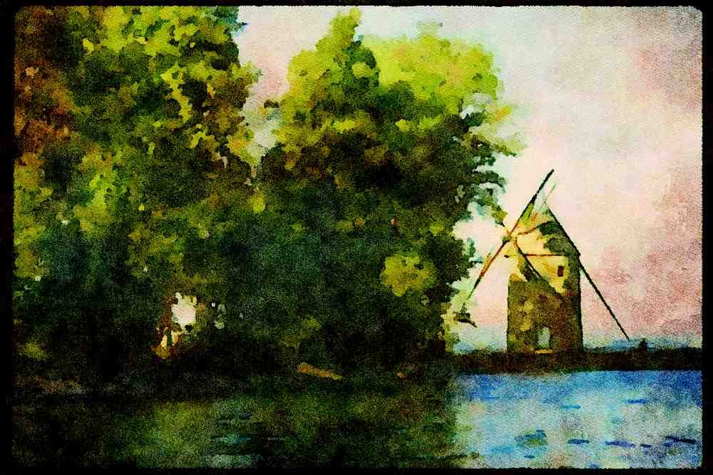 232043 Point Au Moulin, Isle Perrot A4 Limited Edition Watercolour Print