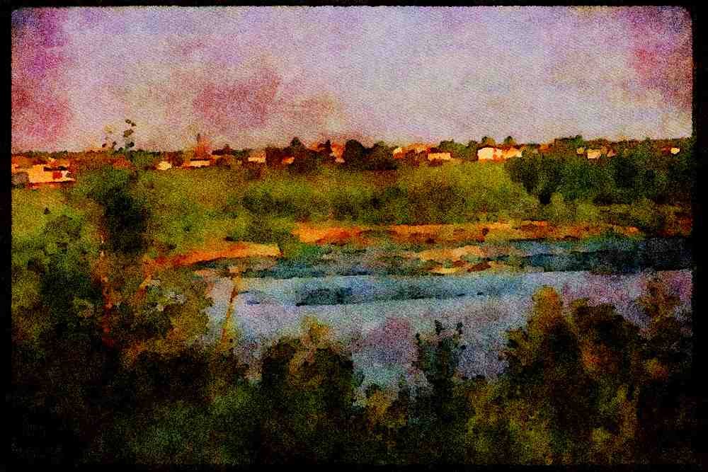 232051 Dolbeau, Lac St. Jean A4 Limited Edition Watercolour Print