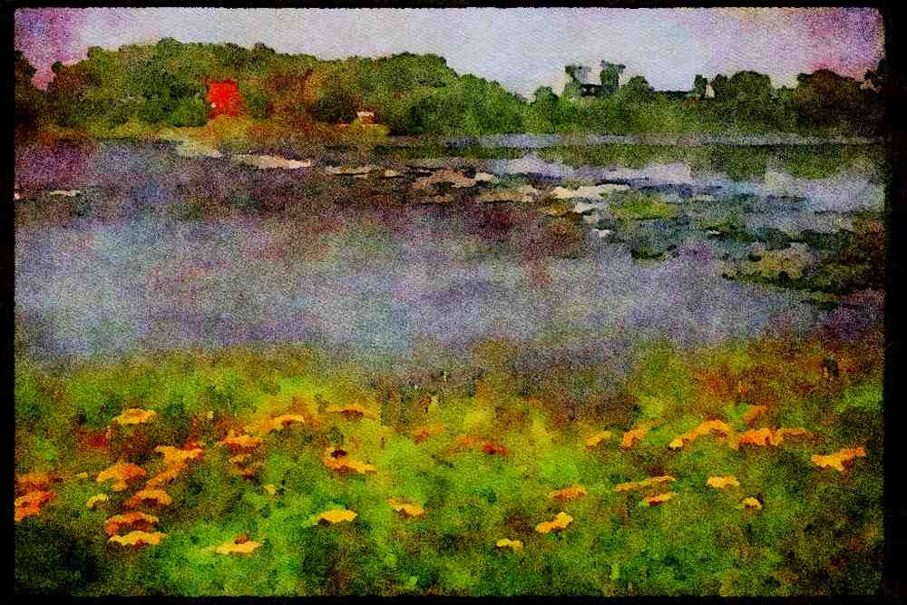 232062 Richelieu River A4 Limited Edition Watercolour Print