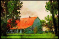 232063 Barn, Hudson A4 Limited Edition Watercolour Print