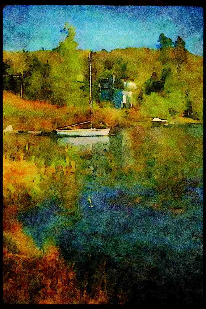 232069 Lac Des Sables, Laurentians A4 Limited Edition Watercolour Print