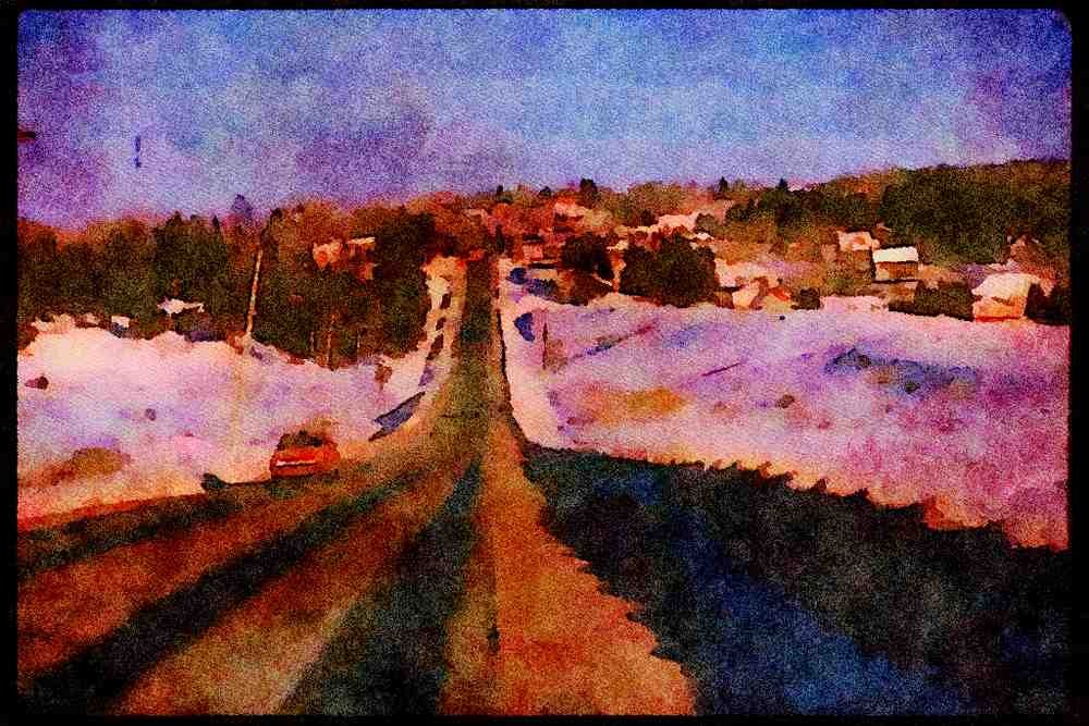 232078 Piedmont, Laurentian Mountains A4 Limited Edition Watercolour Print