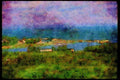 232089 Trois Pistoles And St. Lawrence River A4 Limited Edition Watercolour Print