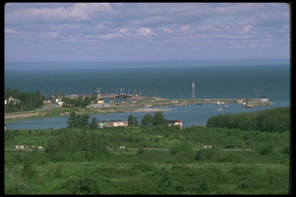 232089 Trois Pistoles And St. Lawrence River A4 Photo Print