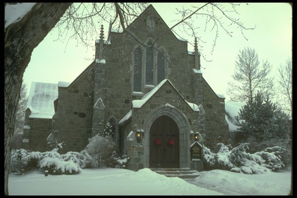 232093 United Church, St. Lambert A4 Photo Print