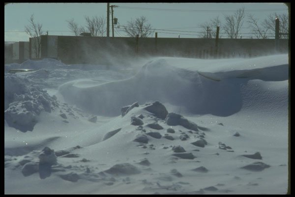 232095 Snowdrifts A4 Photo Print