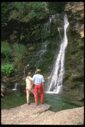 233013 Waterfall, Okanogan, British Columbia A4 Photo Print