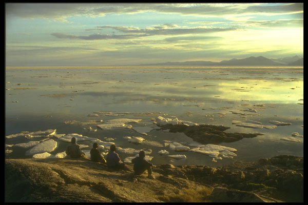 233027 Pond Inlet, Northwest Territories A4 Photo Print