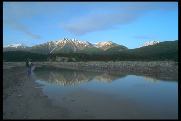 233045 Tatshenshini River, Northwest Territories A4 Photo Print