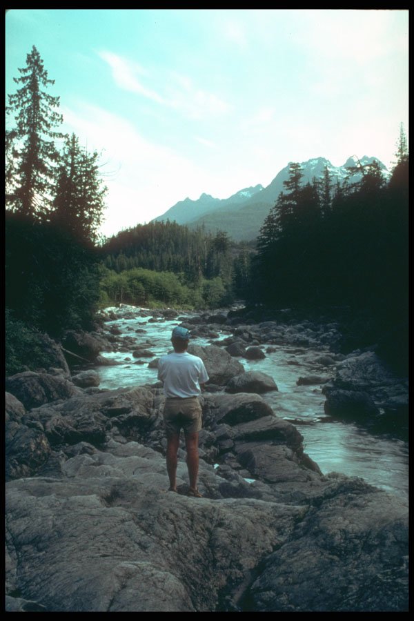 233052 Wild River, Vancouver Island A4 Photo Print