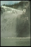 233066 Kayaker, Virginia Falls, Northwest Territories A4 Photo Print