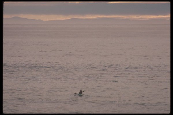 233073 Kayaker, Arctic Ocean A4 Photo Print