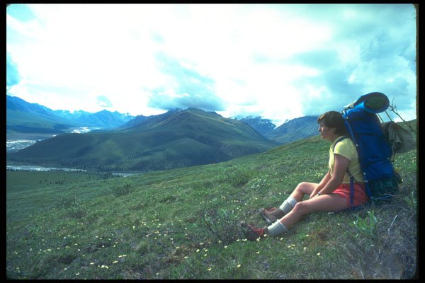 233075 Hiker, Yukon A4 Photo Print