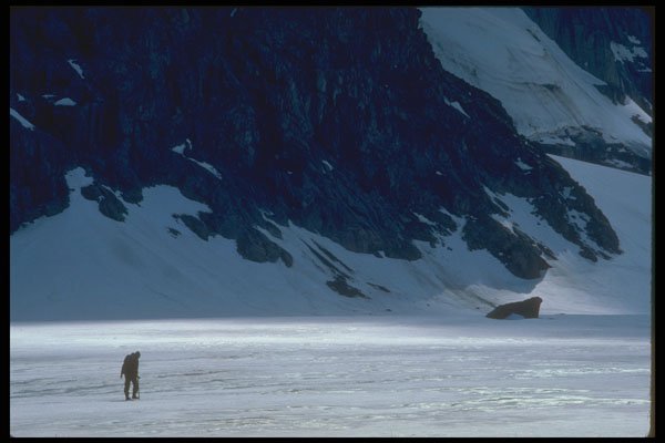 233080 Turner Glacier, Northwest Territories A4 Photo Print