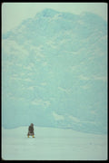 233094 Inuk Hunter At Iceberg A4 Photo Print