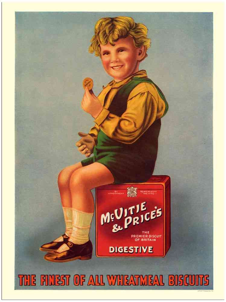 2337 Mcvities Digestive Biscuits 1935 Vintage Advert A4 Photo Print