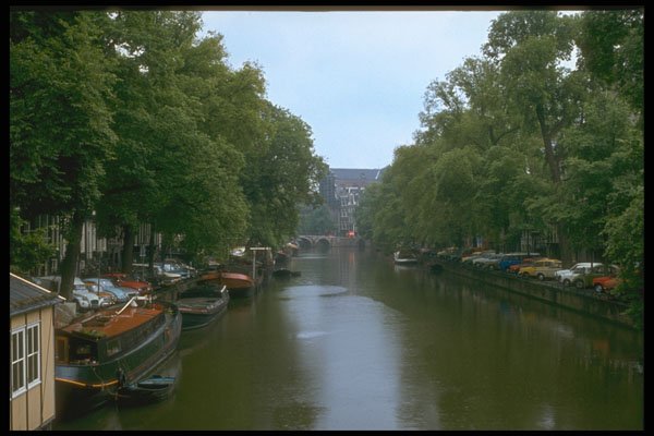 235007 Canal, Amsterdam A4 Photo Print
