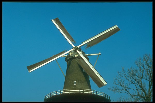 235011 Leiden, De Valk Windmill A4 Photo Print