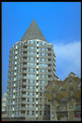 235015 The Pencil , Apartment Building, Rotterdam A4 Photo Print