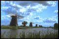 235018 Series Of Windmills, Kinderdijk A4 Photo Print