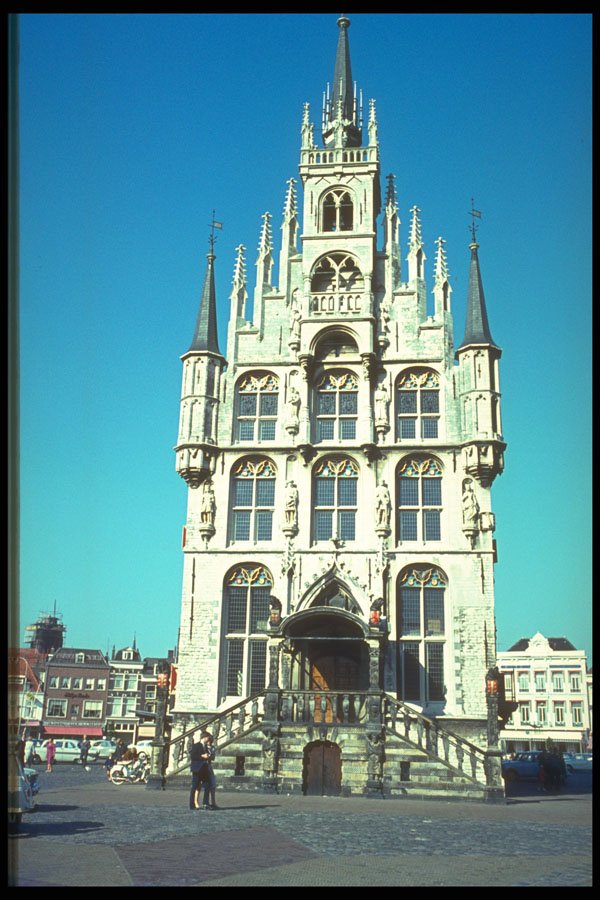 235025 City Hall (15th Century Gothic), Gouda A4 Photo Print