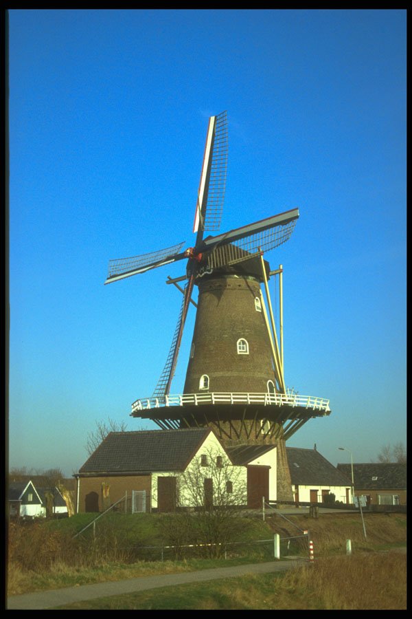 235062 Windmill (for Wheat), Nieuwkuijk A4 Photo Print