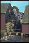 235081 Double Water Mill, Opwetten A4 Photo Print