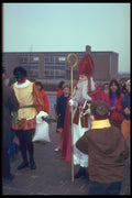235086 Sinterklaas (Saint Nicolas) And Zwarte Piet A4 Photo Print