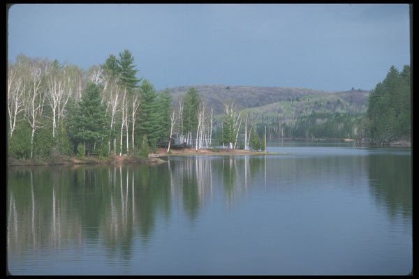 236023 Spring mood Lake A4 Photo Print